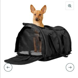 Sturdibag 2.0. Pet carrier. Large. Black